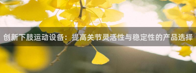 凯捷体育官方客服电话：创新下肢运动设备：提高关节灵活性与稳定