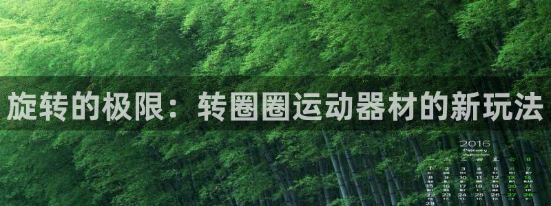 凯捷体育开户：旋转的极限：转圈圈运动器材的新玩法