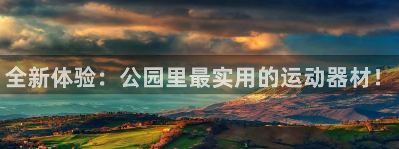 凯捷体育代理：全新体验：公园里最实用的运动器材！