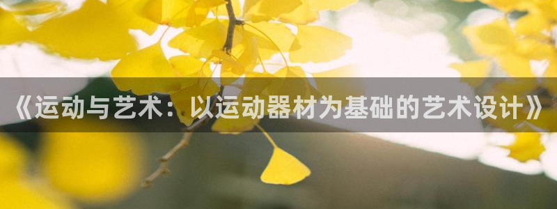 凯捷体育娱乐下载：《运动与艺术：以运动器材为基础的艺